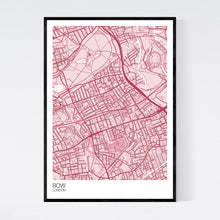 Load image into Gallery viewer, Bow Neighbourhood Map Print