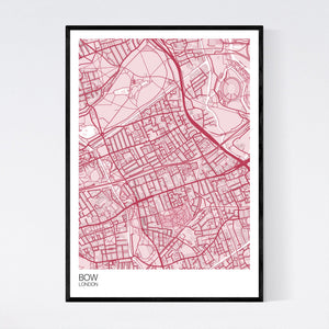 Bow Neighbourhood Map Print