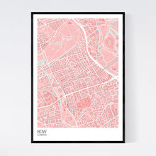 Load image into Gallery viewer, Bow Neighbourhood Map Print