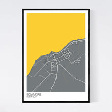 Load image into Gallery viewer, Bowmore Town Map Print