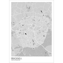 Load image into Gallery viewer, Map of Bracknell, United Kingdom