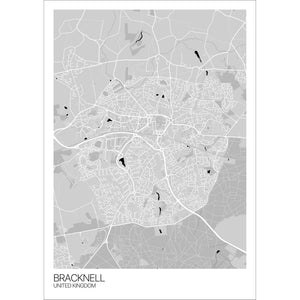 Map of Bracknell, United Kingdom