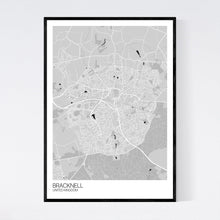 Load image into Gallery viewer, Map of Bracknell, United Kingdom