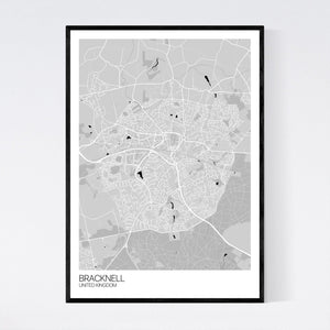 Map of Bracknell, United Kingdom