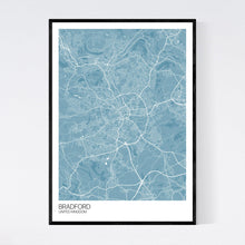 Load image into Gallery viewer, Bradford City Map Print
