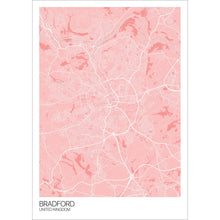 Load image into Gallery viewer, Map of Bradford, United Kingdom