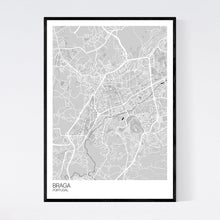 Load image into Gallery viewer, Braga City Map Print