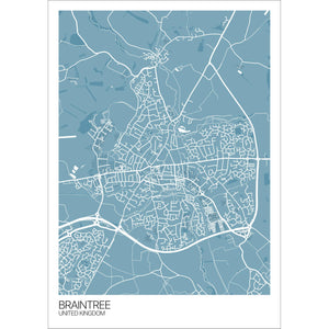 Map of Braintree, United Kingdom
