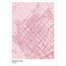 Load image into Gallery viewer, Map of Brampton, Canada