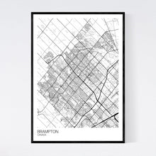 Load image into Gallery viewer, Brampton City Map Print