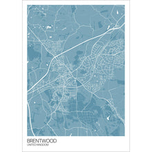 Load image into Gallery viewer, Map of Brentwood, United Kingdom