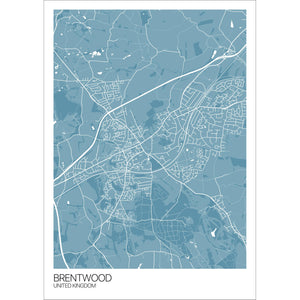 Map of Brentwood, United Kingdom