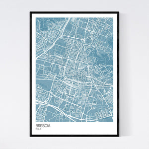 Brescia City Map Print