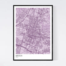 Load image into Gallery viewer, Brescia City Map Print