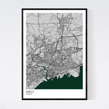 Load image into Gallery viewer, Brest City Map Print