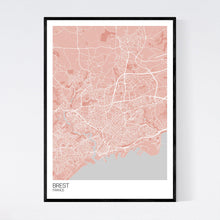 Load image into Gallery viewer, Brest City Map Print