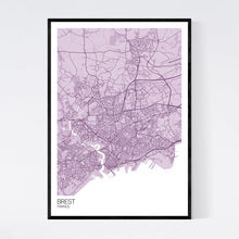 Load image into Gallery viewer, Brest City Map Print