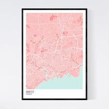 Load image into Gallery viewer, Brest City Map Print