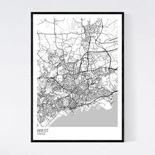 Load image into Gallery viewer, Brest City Map Print