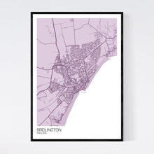 Load image into Gallery viewer, Bridlington Town Map Print