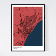 Load image into Gallery viewer, Bridlington Town Map Print