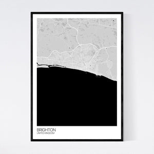 Brighton City Map Print