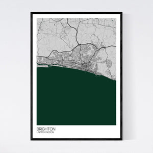 Brighton City Map Print