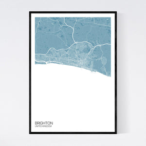 Brighton City Map Print