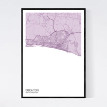 Load image into Gallery viewer, Brighton City Map Print