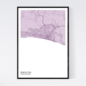 Brighton City Map Print