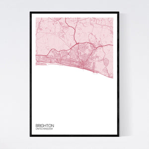 Brighton City Map Print