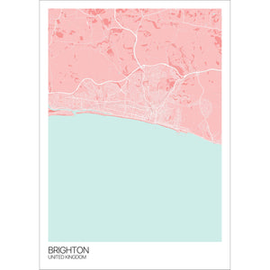 Map of Brighton, United Kingdom