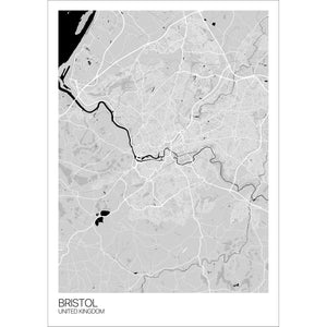 Map of Bristol, United Kingdom
