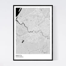 Load image into Gallery viewer, Map of Bristol, United Kingdom