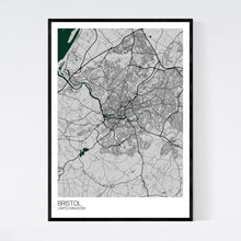 Load image into Gallery viewer, Bristol City Map Print