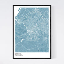 Load image into Gallery viewer, Bristol City Map Print