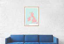 Load image into Gallery viewer, Map of British Isles, Europe