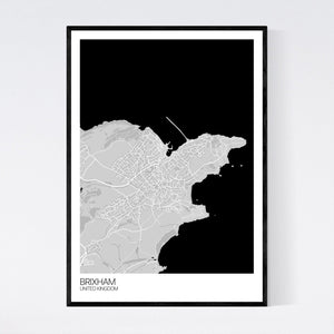 Map of Brixham, United Kingdom