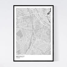 Load image into Gallery viewer, Brockley Neighbourhood Map Print