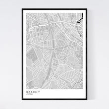 Load image into Gallery viewer, Brockley Neighbourhood Map Print