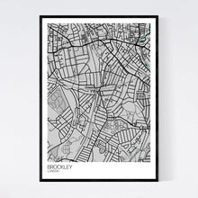 Load image into Gallery viewer, Brockley Neighbourhood Map Print