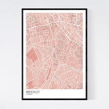 Load image into Gallery viewer, Brockley Neighbourhood Map Print