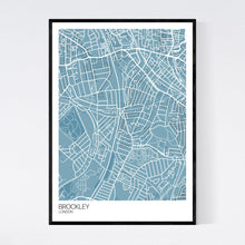 Load image into Gallery viewer, Brockley Neighbourhood Map Print