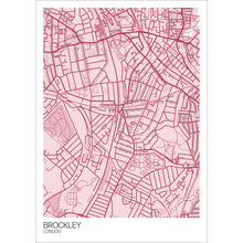 Load image into Gallery viewer, Map of Brockley, London