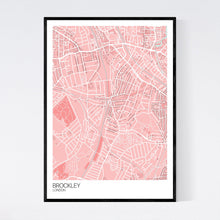 Load image into Gallery viewer, Brockley Neighbourhood Map Print