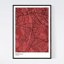 Load image into Gallery viewer, Brockley Neighbourhood Map Print