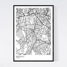 Load image into Gallery viewer, Brockley Neighbourhood Map Print