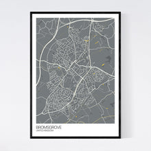 Load image into Gallery viewer, Bromsgrove City Map Print