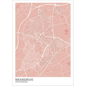 Map of Bromsgrove, United Kingdom