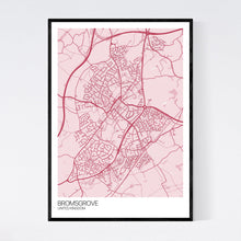 Load image into Gallery viewer, Bromsgrove City Map Print